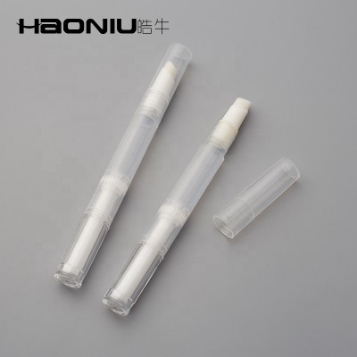 Newest Plastic cosmetic twist pen for lip gloss